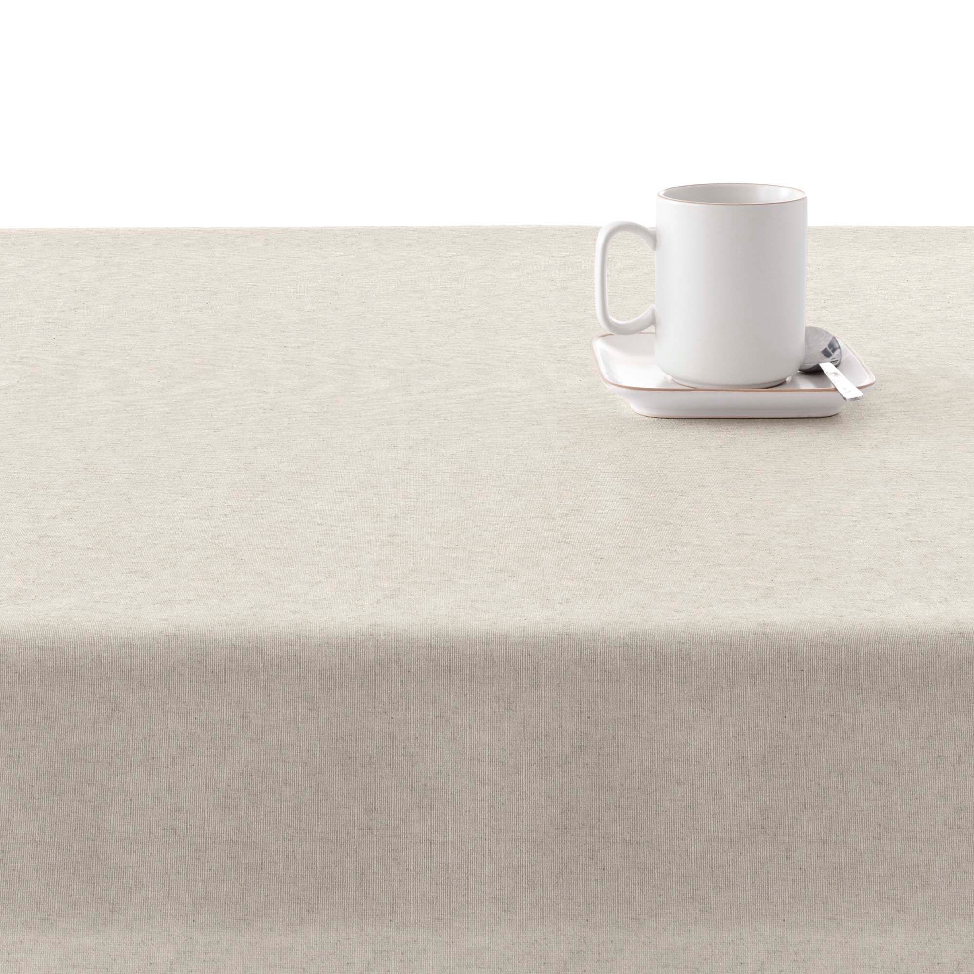Mantel antimanchas XL Liso lino 101 100% algodón - 100x300 cm - 2