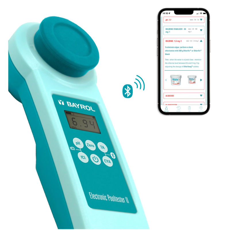 Photomètre Bayrol Electronic Pooltester 2 – Testeur électronique précis pour piscine - 5