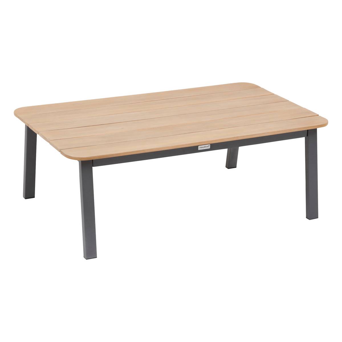 Table basse de jardin rectangulaire "Oriengo" graphite 100x60x35cm en ...