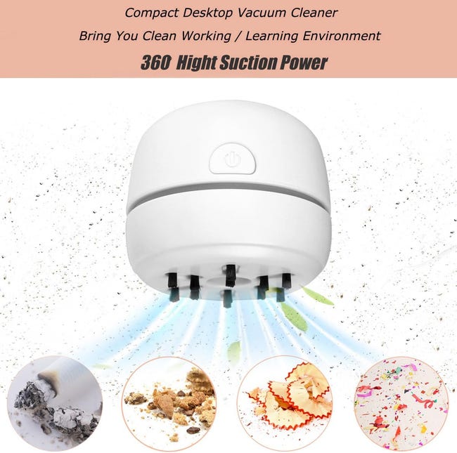 Mini Aspirapolvere Portatile, Mini Aspirapolvere Ricaricabile Tramite Usb Portatile Senza Fili Aspirapolvere Da Tavolo Elevata Potenza Di Aspirazione Per Ufficio Casa Studio E Auto Bianco 95243105 Mini Aspirapolvere Portatile, Mini Aspirapolvere Ricaricabile Tramite Usb Portatile Senza Fili Aspirapolvere Da Tavolo Elevata Potenza Di Aspirazione Per Ufficio Casa Studio E Auto Bianco 95243105
