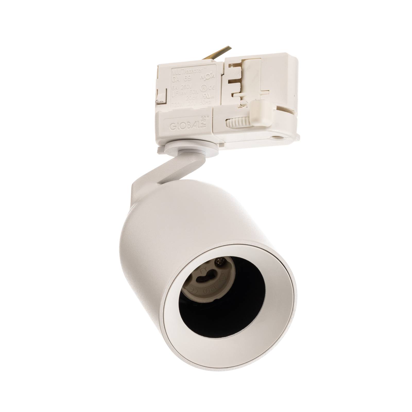 Arcchio spot Brinja, blanc, angulaire, 6 cm, à 1 lampe, GU10, Lampe