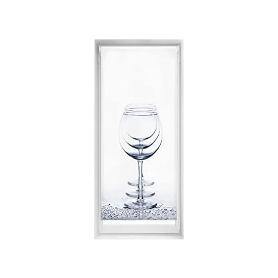 Estor estampado easyfix - estor sin herramientas tamaño 65x150 - estor sin taladro color crystal   blindecor