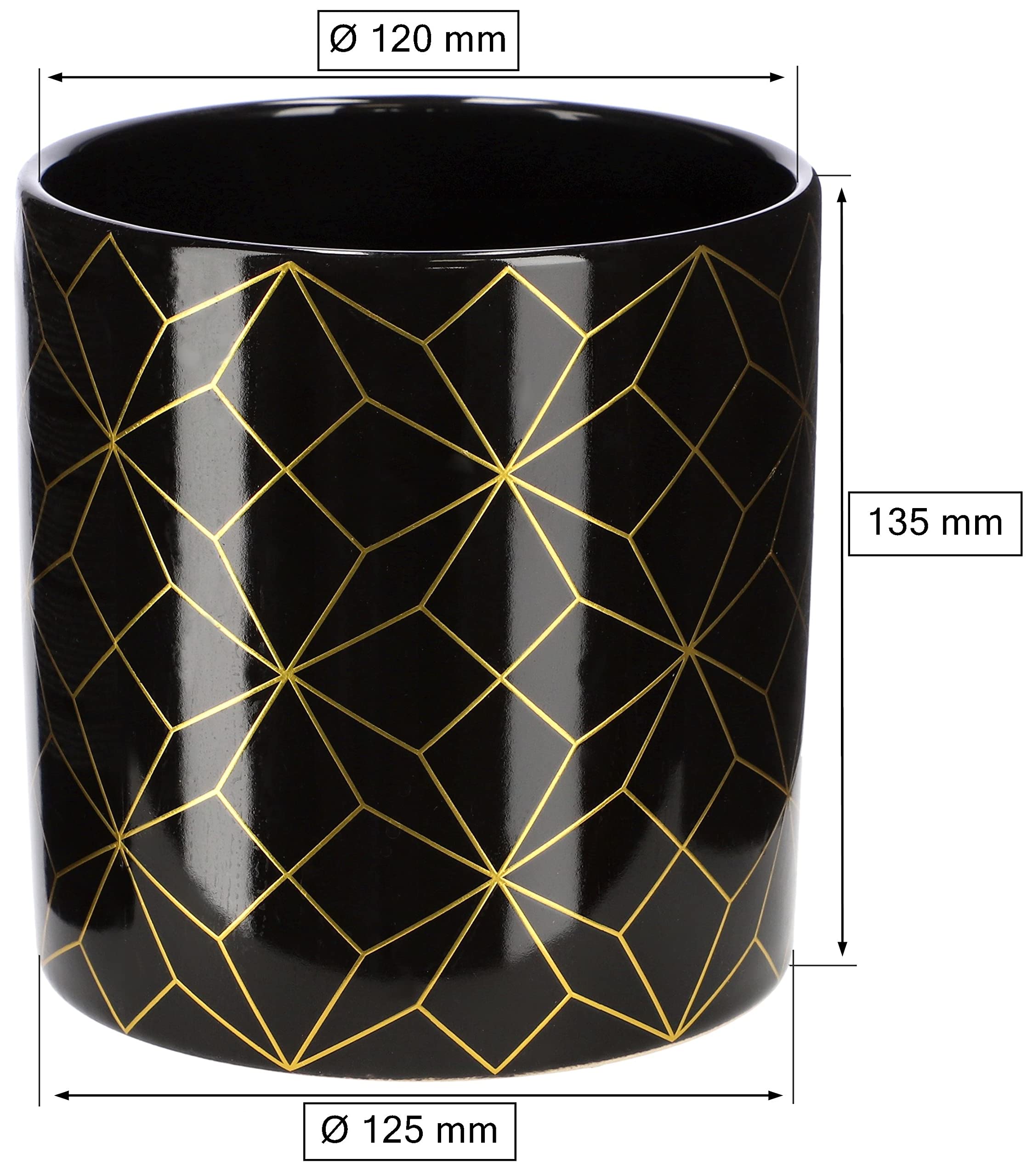 Doniczka cylinder 12 donica ceramiczna osłonka 2x - KOTARBAU - 2