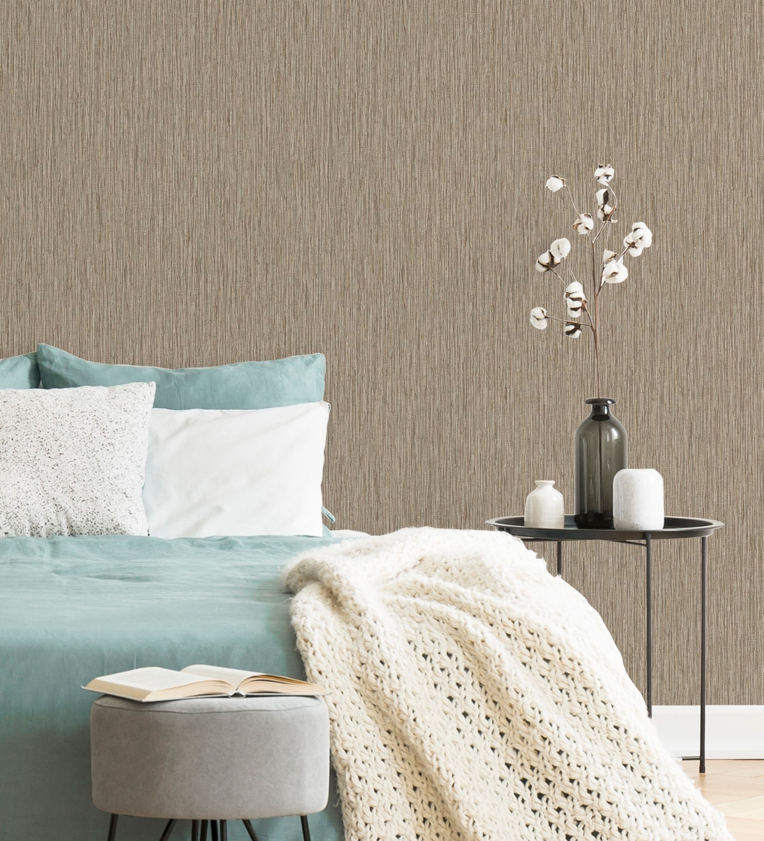 Papel pintado vinílico lavable textura en relieve - belice 680956 de gaulan - rollo de 10 m x 1,06 m