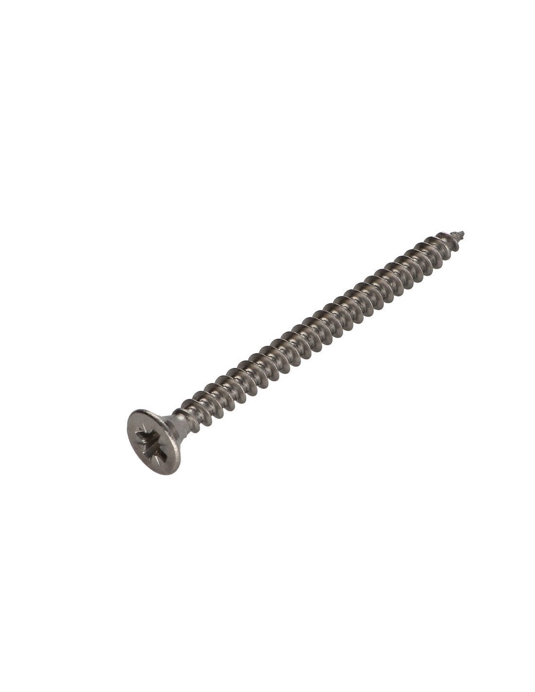 Lot De 25 Vis Tête Fraisée Fendue Inox A2 - Diamètre 6.3mm, Longueur 38mm, Neuf