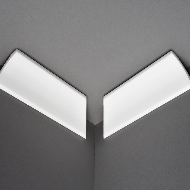 DECOSA Angle rentrant pour la moulure B7 - polystyrène - blanc - 2 ...