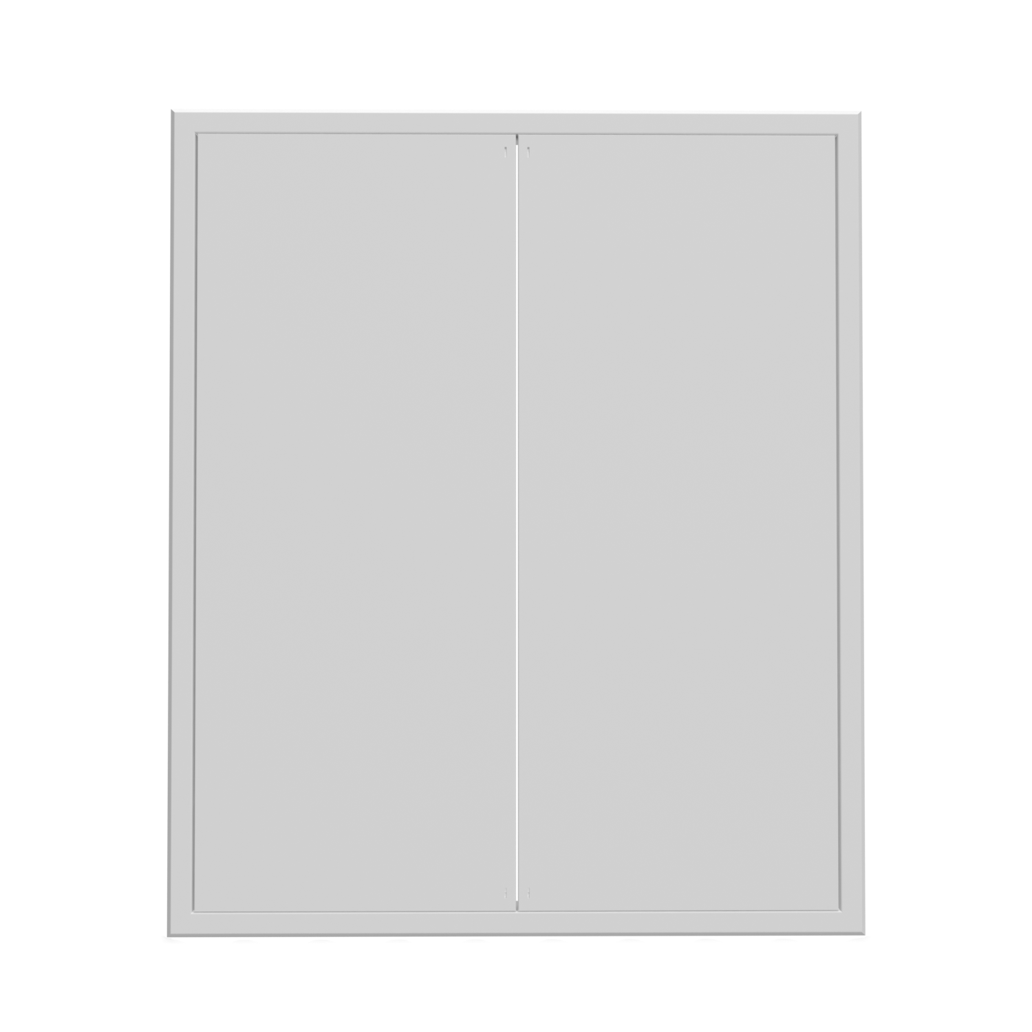 Trappes de visite grand format en acier blanc - Dimensions de passage : 800 x 1000 mm - ATOLE - 9