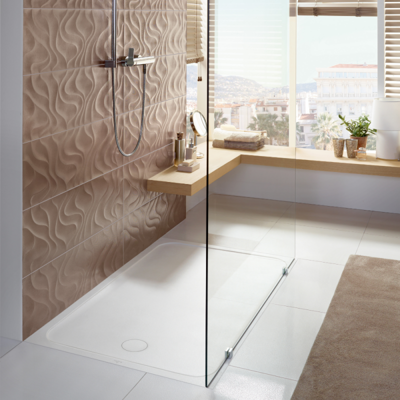 Receveur de douche antidérapant 140 x 90 VILLEROY ET BOCH Lifetime Plus céramique blanc - 2