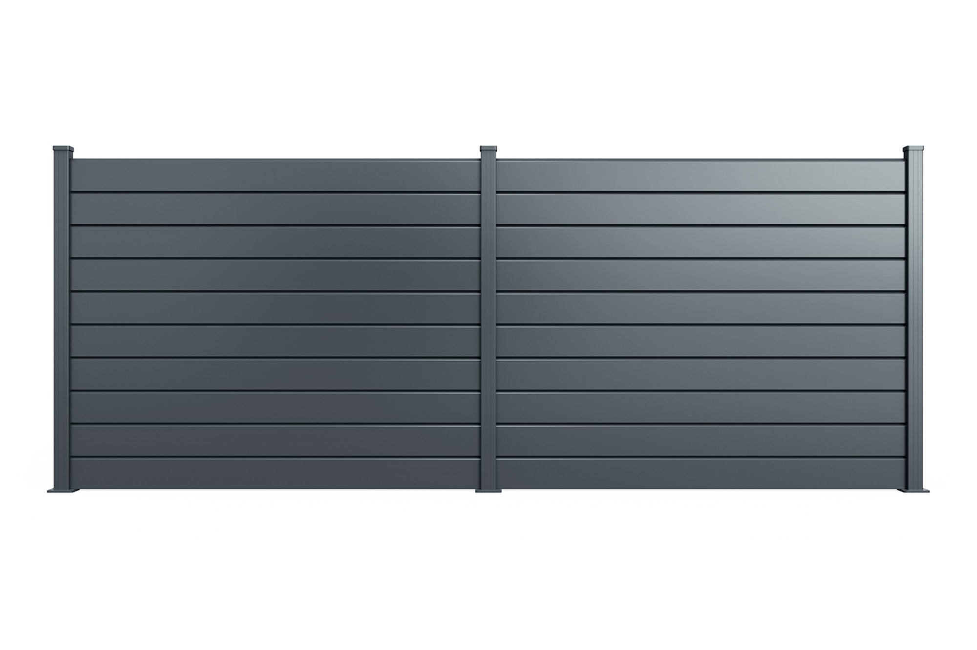 Clôture Aluminium Persienne 8m VANO H.150cm gris - 6