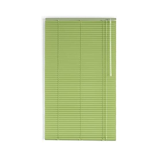 Blindecor   veneciana de aluminio con lama - medidas veneciana: 80x250 - veneciana regulable en altura y apertura color pistacho
