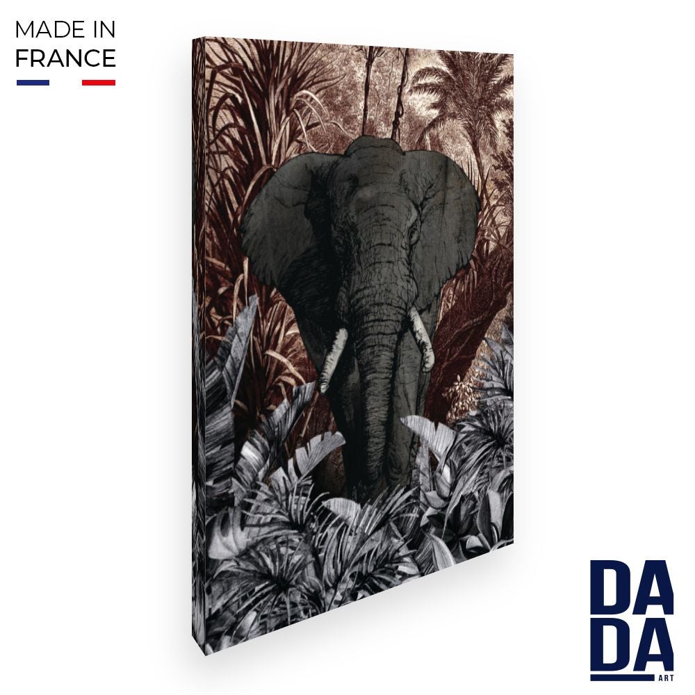 Ensemble De Tableaux Sur Toile – Forêt Tropicale Brumeuse – Décoration Murale Nature – Tigeridge