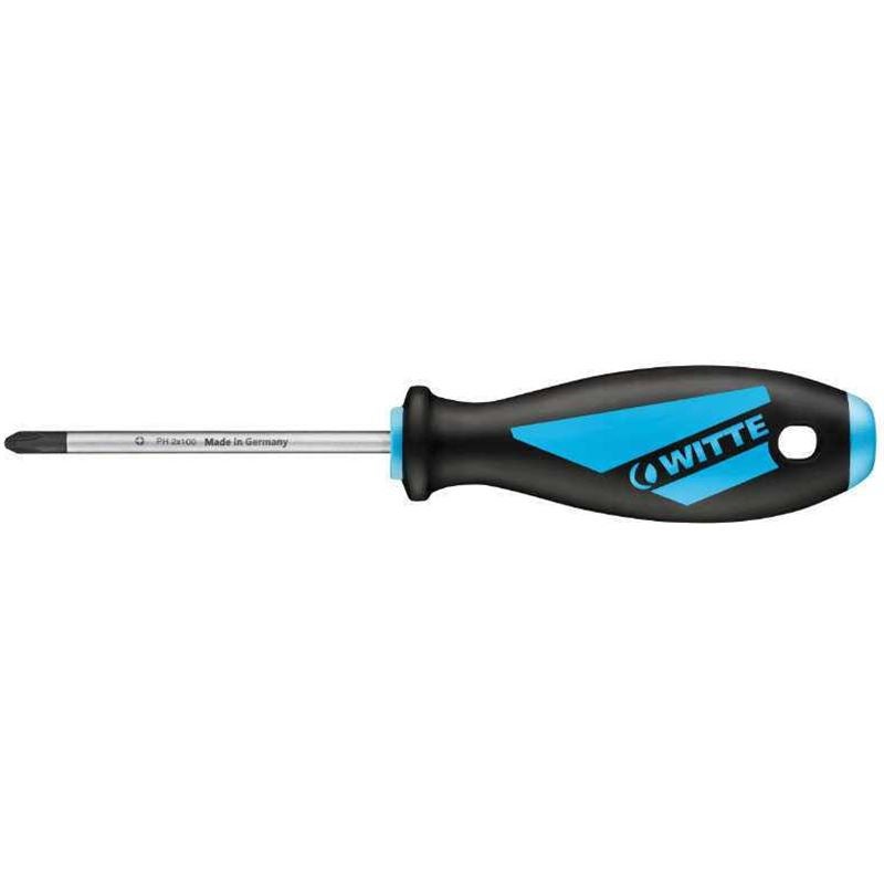 WITTE 94804 Cacciavite Phillips PRO PH2 X 100 Mm - Qualità E Precisione Professionale