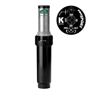 Suinga Set di 5 Irrigatore a turbina KRain RPS75 3/4'', portata da 6,7 ​​a 15,5 m, nero