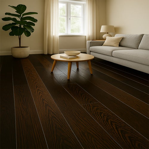 PARQUET WENGÉ MASSIF VERNI 1er CHOIX 70X10mm - Longueurs variables de 250 à 800mm