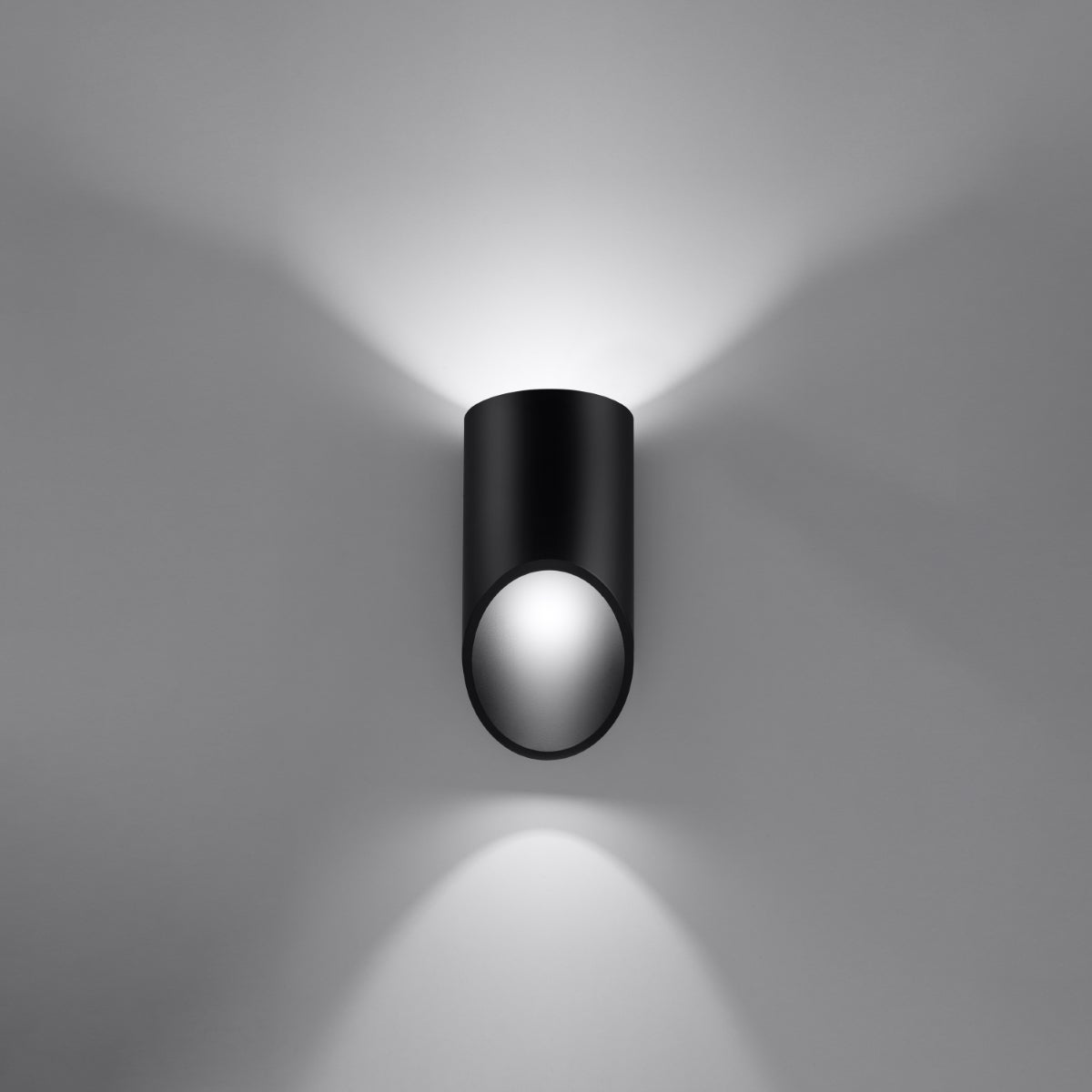Kinkiet ZITIEX 20 czarny LED 3000K - 10x12x20cm Sollux