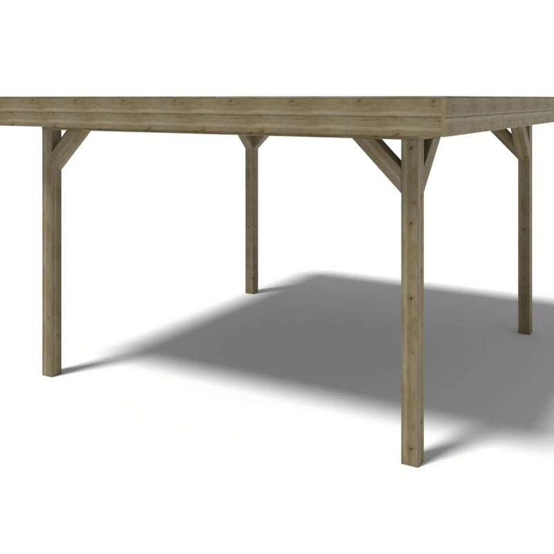 Altana ogrodowa wiata ALTANKA 4,04x4,04 m, drewniana, impregnowana, ALT24, 1szt.