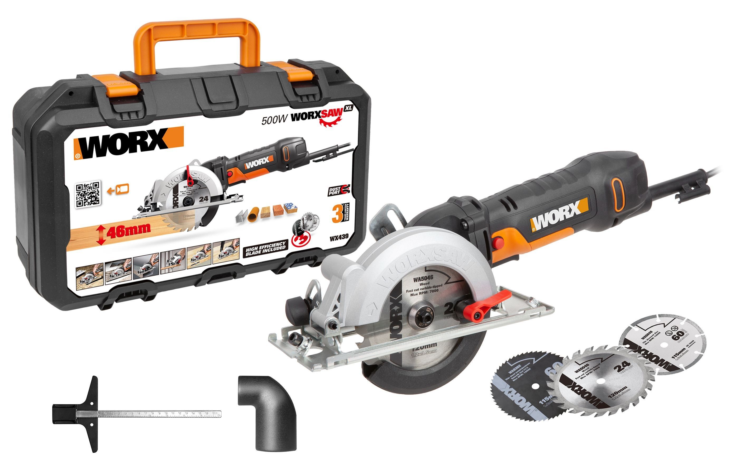 Mini Scie Circulaire Portative Worx 230V – Très Bon état D'occasion