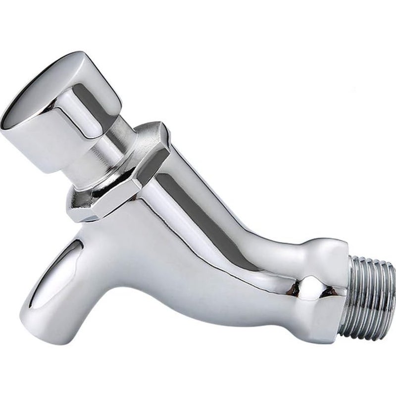 Jednootworowy kran ścienny z automatycznym wyłącznikiem - Miedziany ogranicznik zimnej wody - Opóźniony kran - Do łazienki, ogrodu, na patio