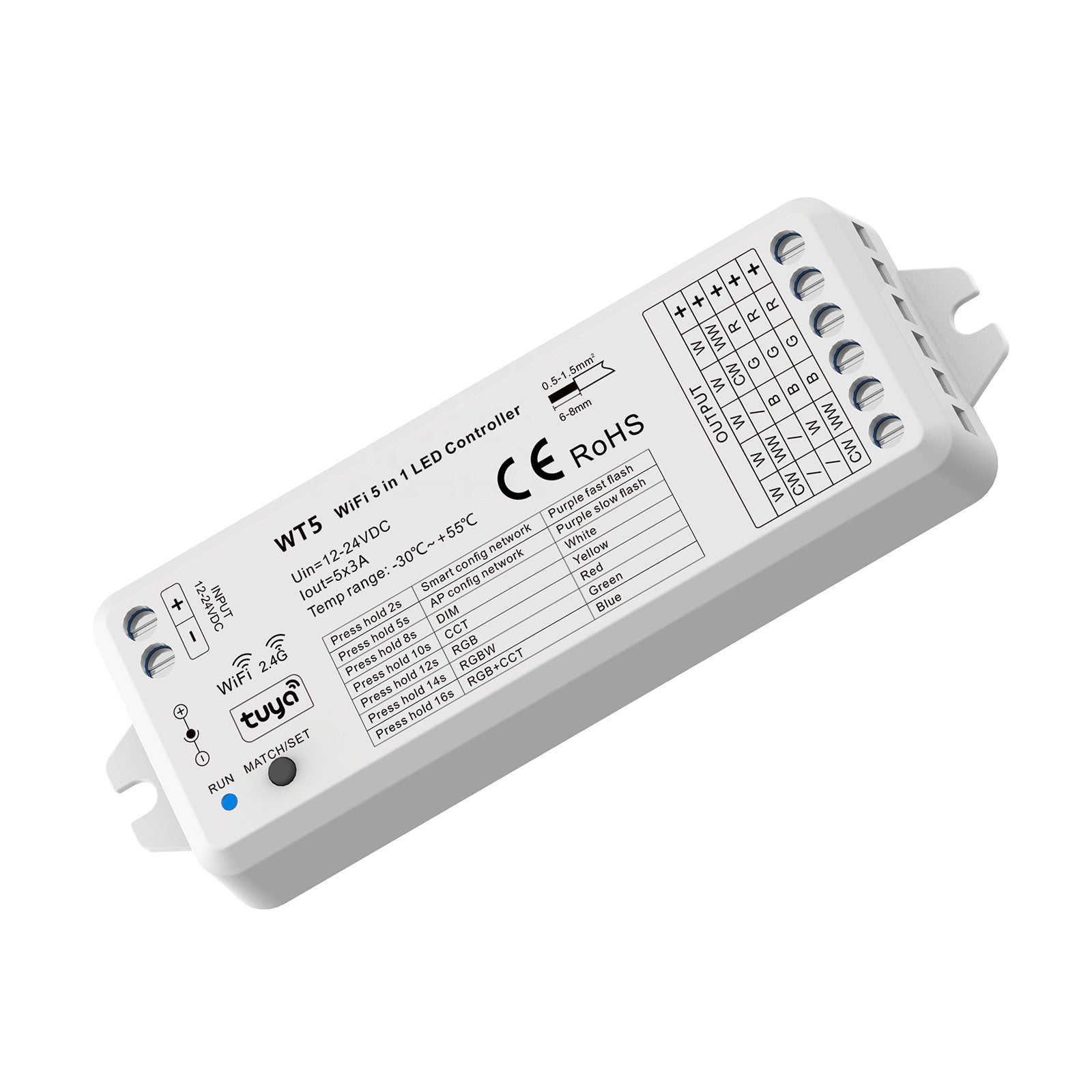 Striscia LED Neon Flessibile IP68 Per Ambienti Umidi - 5m COB Lineare Dimmerabile 24V Per Box Doccia, Sauna, Bagno Turco, Piscine (Scegli Temperatura Colore: 2700K, 3000K, 4000K, 6000K)