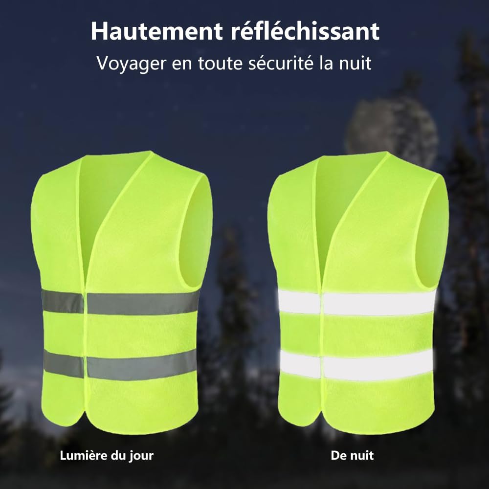 Kamizelka fluorescencyjna zielona – unisexowa kamizelka drogowa o wysokiej widoczności