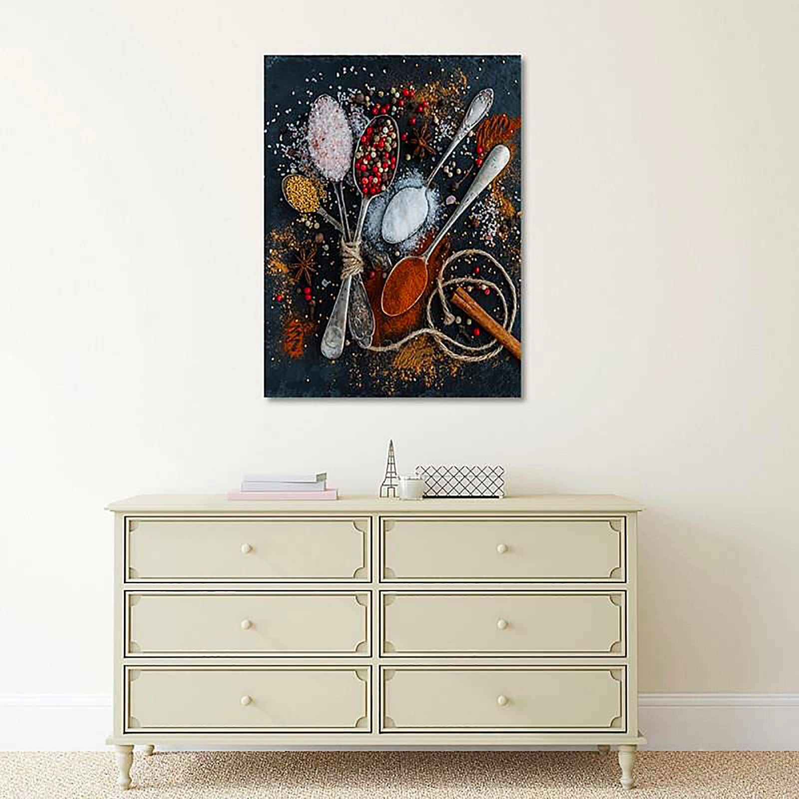 Tableau bois epices 2 - 60 x 80 cm - 5