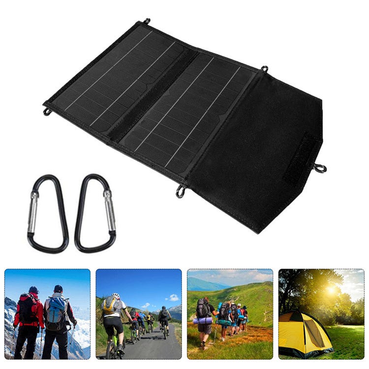 Panneau solaire en silicium monocristallin Ultra fin, 7.8W, chargeur, Port USB, pour téléphone Panneau solaire en silicium monocristallin Ultra fin, 7.8W, chargeur, Port USB, pour téléphone