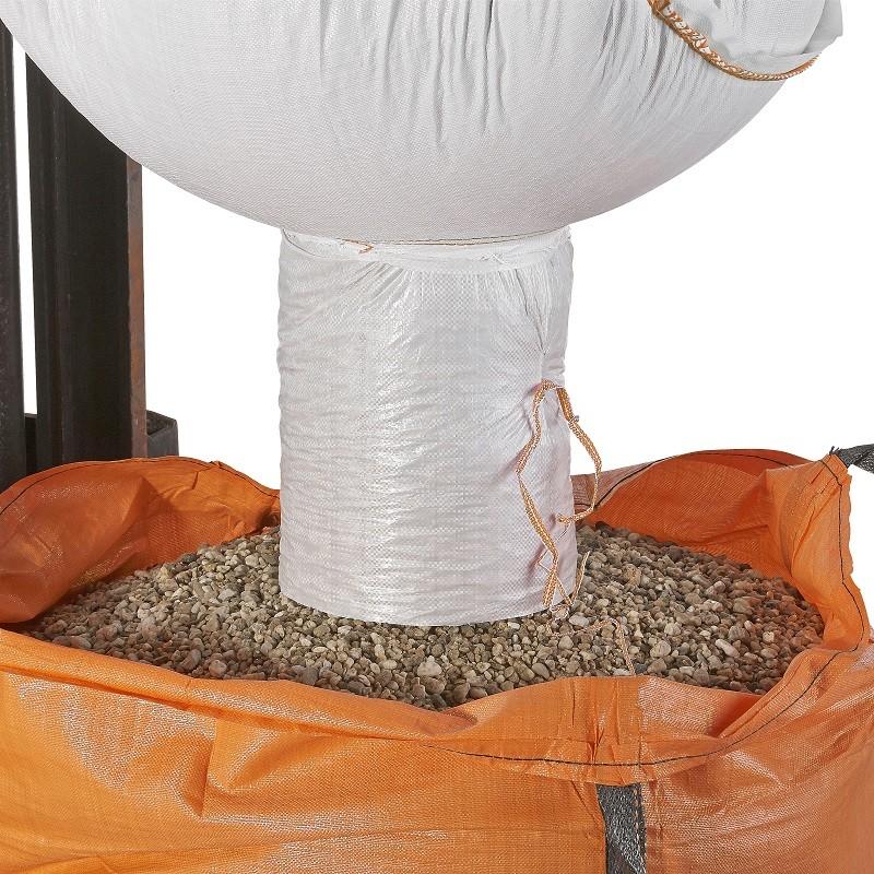 10x | Big Bag Goulotte de Vidange 1m3| 1500 KG | 90x90x110cm - 3