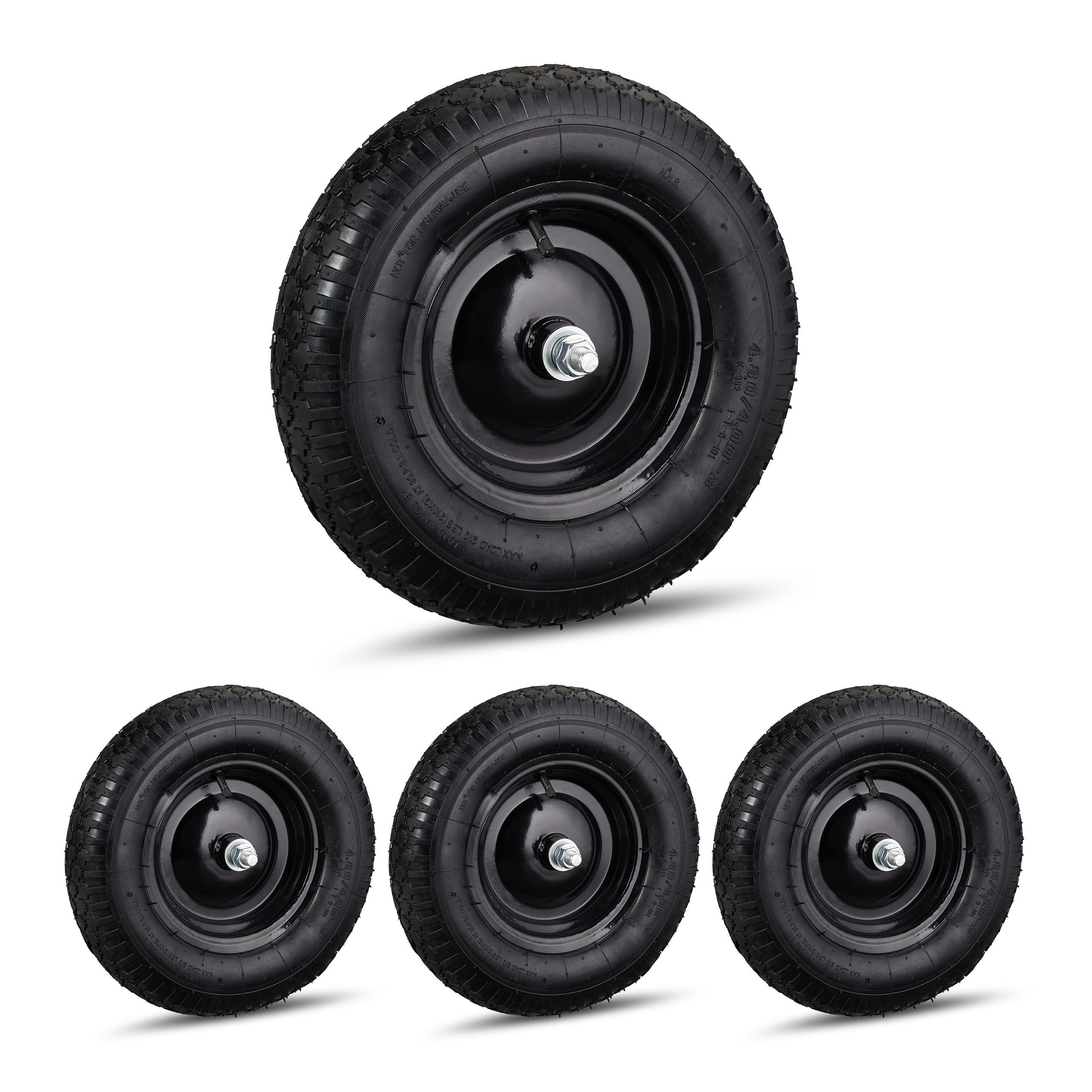 2 Pcs Poignées En Caoutchouc Pour Brouette Tubes Ronds Remplacement Universel Pour Camions Vélo Poignées De Virage 125x20/21/22/24/25mm