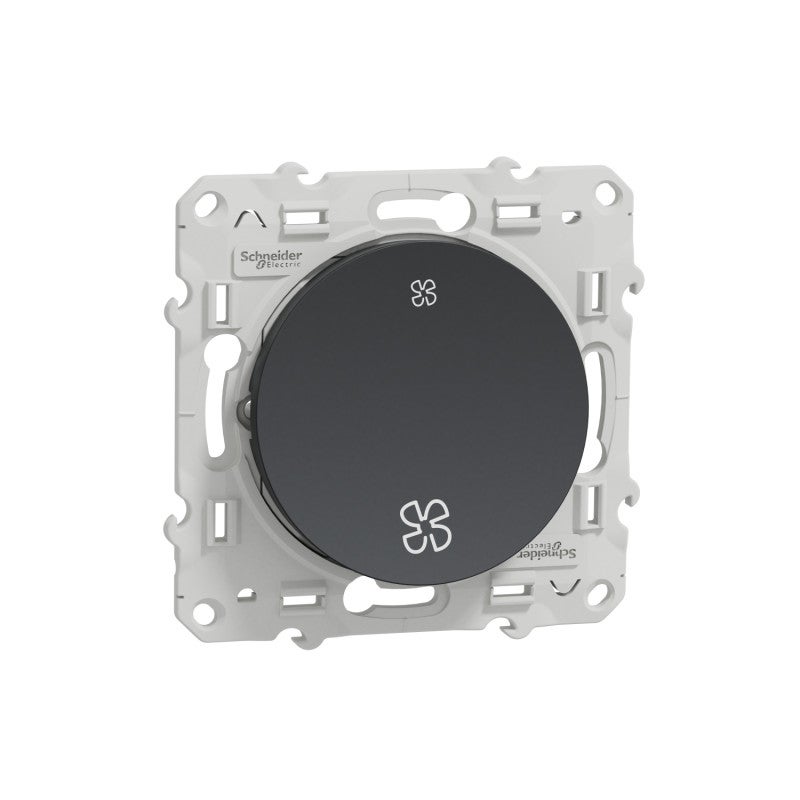 SCHNEIDER ODACE INTERRUPTEUR VMC aluminium + plaque offerte - S530233 EUR 9,00 - FR