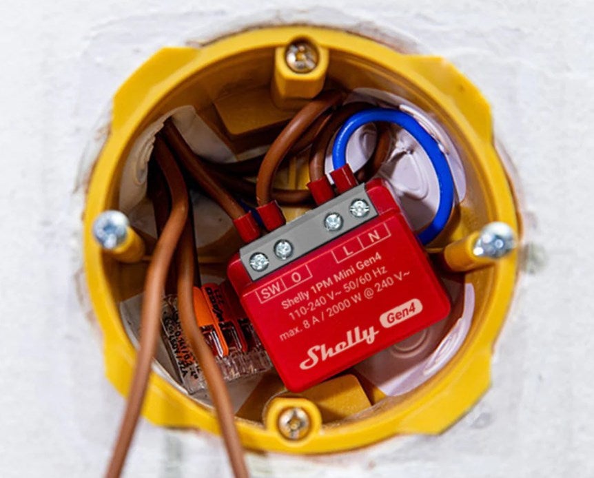 Shelly 1PM Mini Gen4 Mini trasmettitore WiFi con misurazione dell'energia - 3