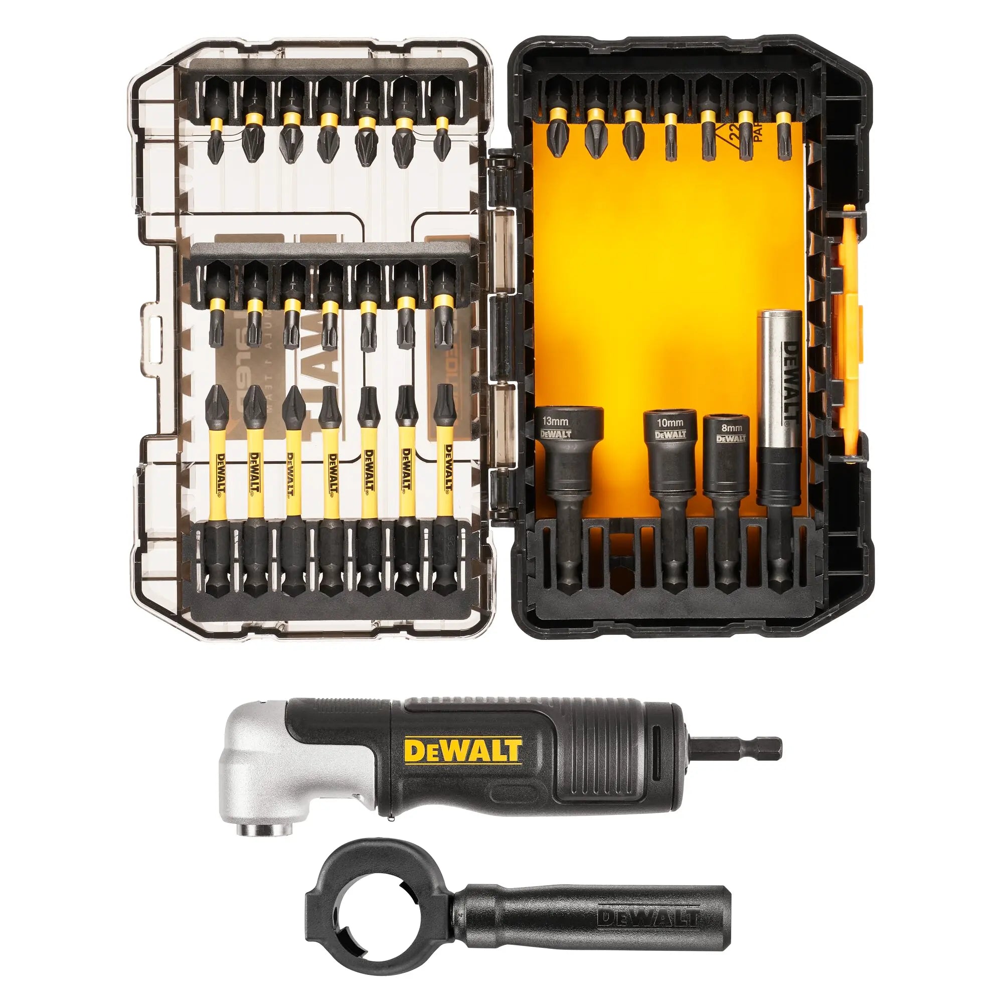 Zestaw bitów do wkrętarki Dewalt McLaren Black Edition 33 elementy Technologia Flextorq
