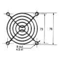 Ventilateur 80x80 Mm 220VAC Avec Roulements à Friction - Refroidissement Pour Équipements Électroniques Et Industriels
