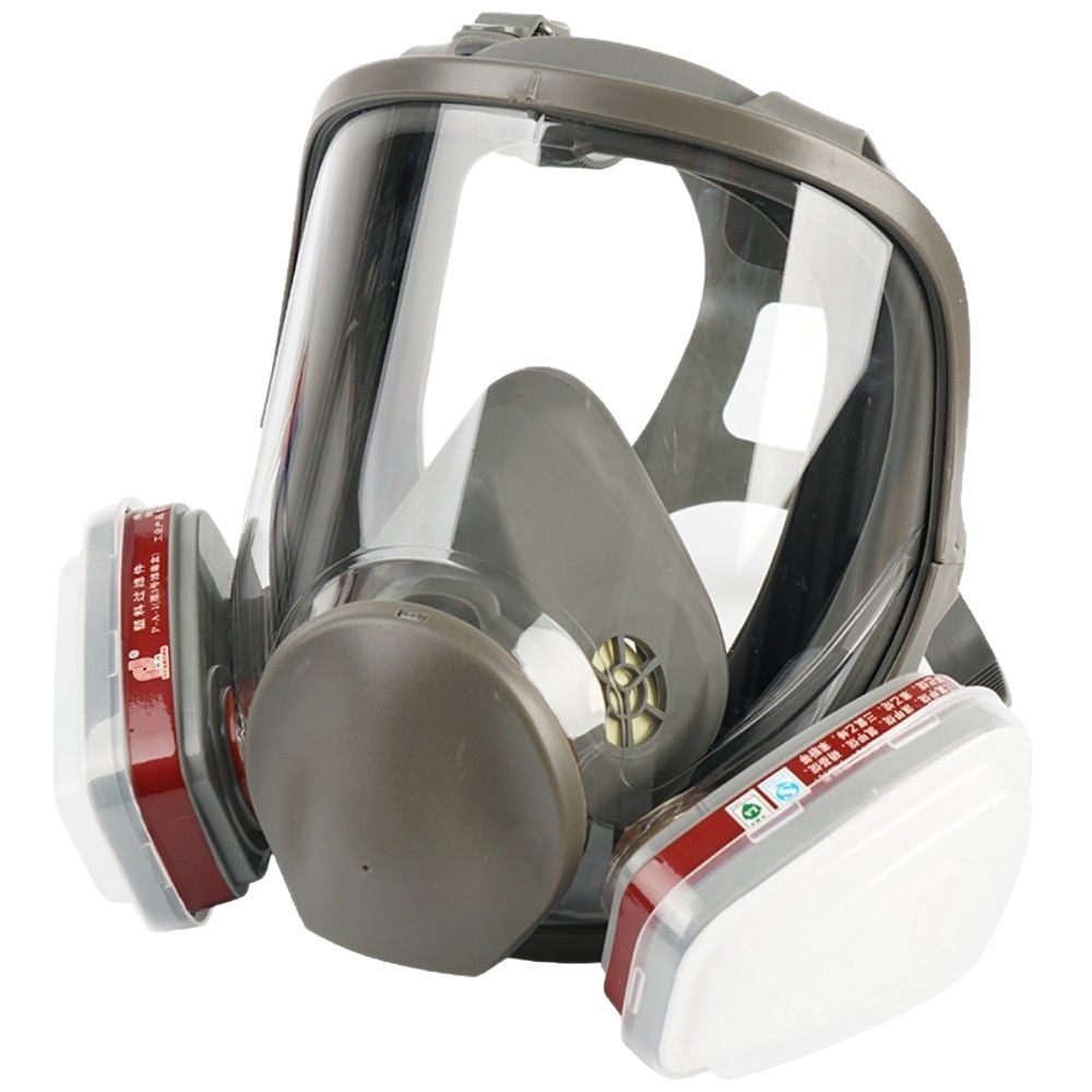 16 en 1Masque à gaz antibuée, respirateur facial intégral, filtre de travail de sécurité, protection contre le formaldéhyde - 2