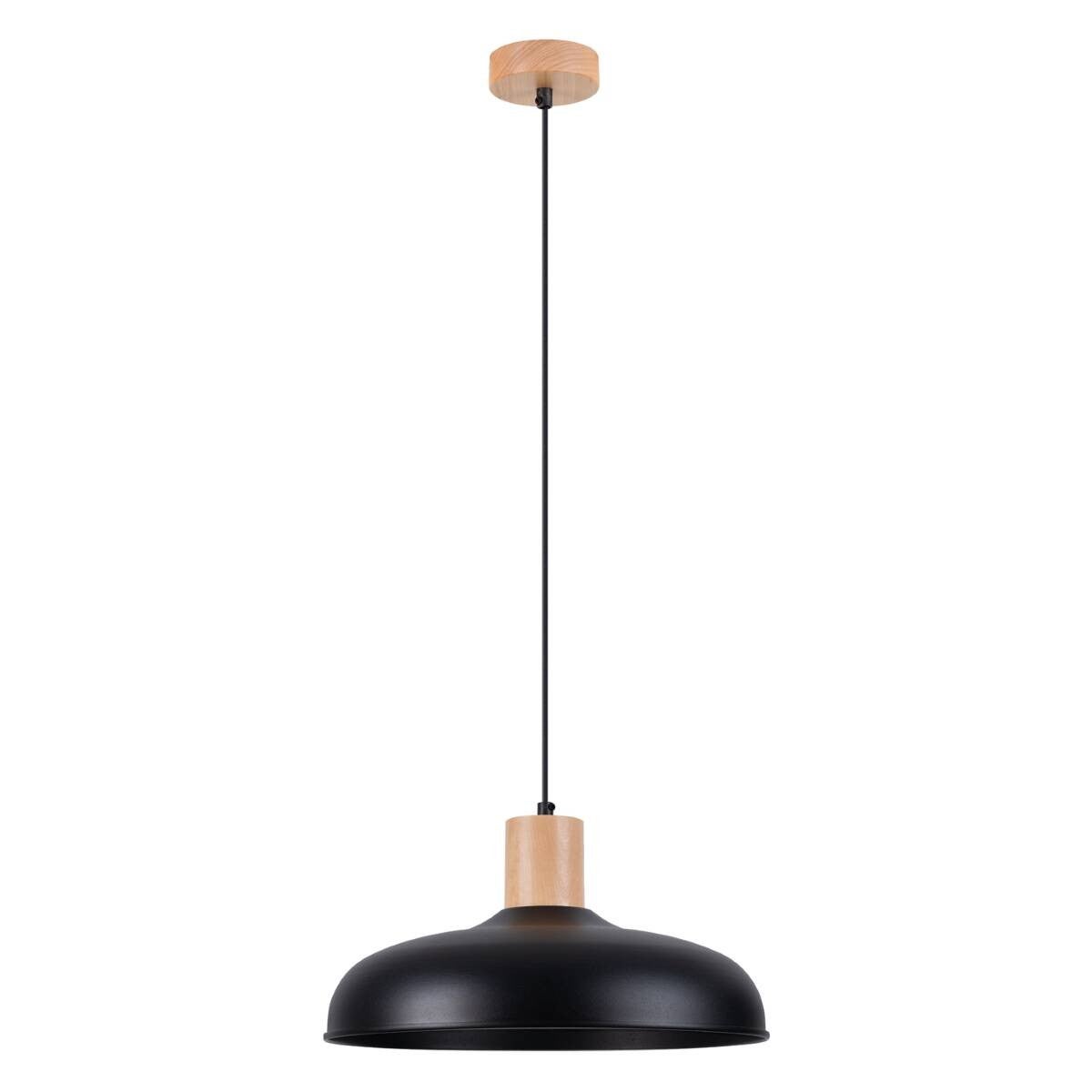 Lampa wisząca Indy czarna 1xE27x15W wym: 120 x 38 x 38 cm metal Sollux Lighting