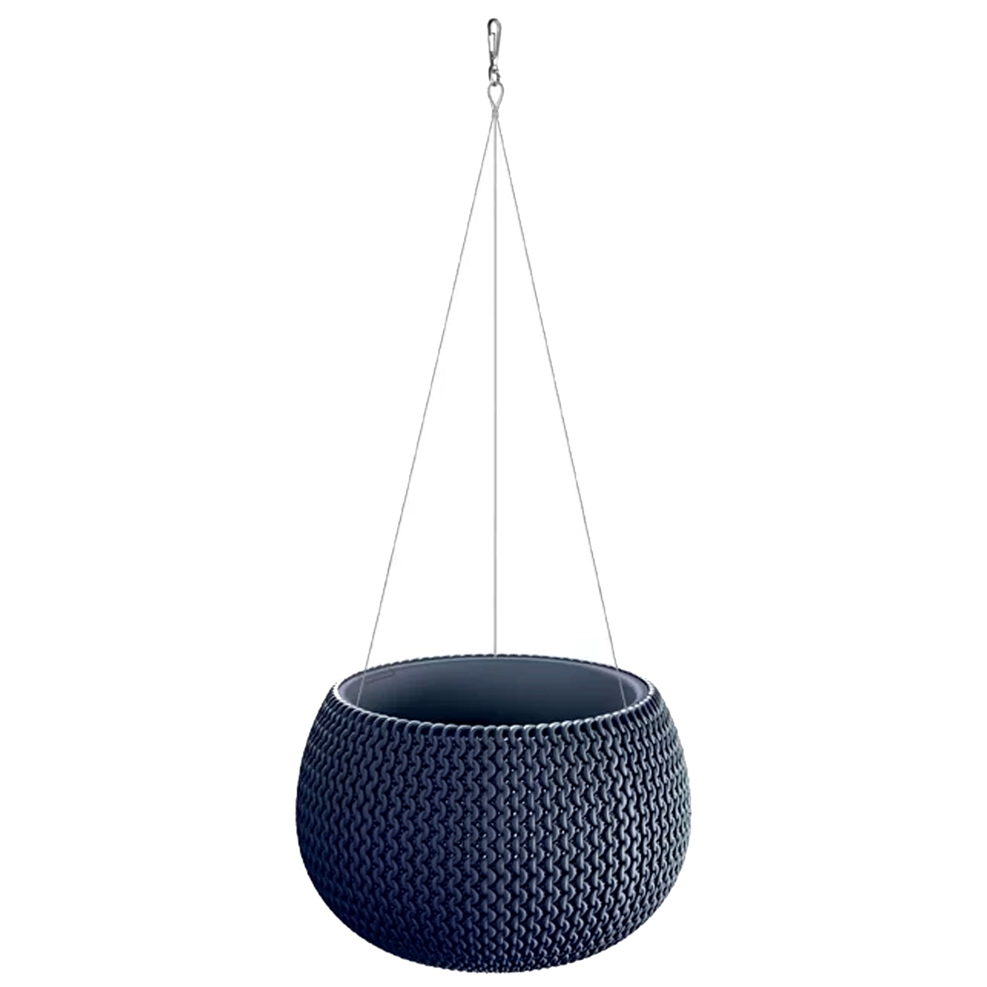 FLOWER POT ORIENT ANTRACITE fi 189x167mm