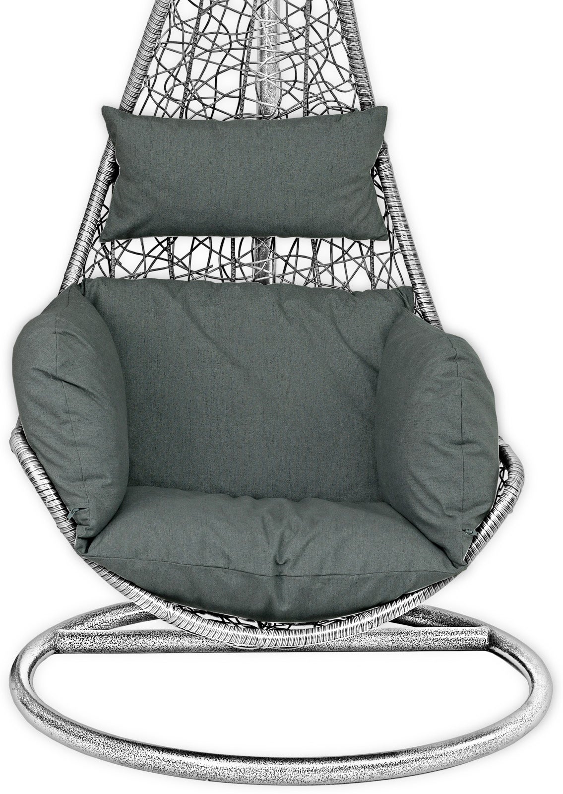 Poduszka na fotel wiszący AMPO szary wodoodporna 1 szt.