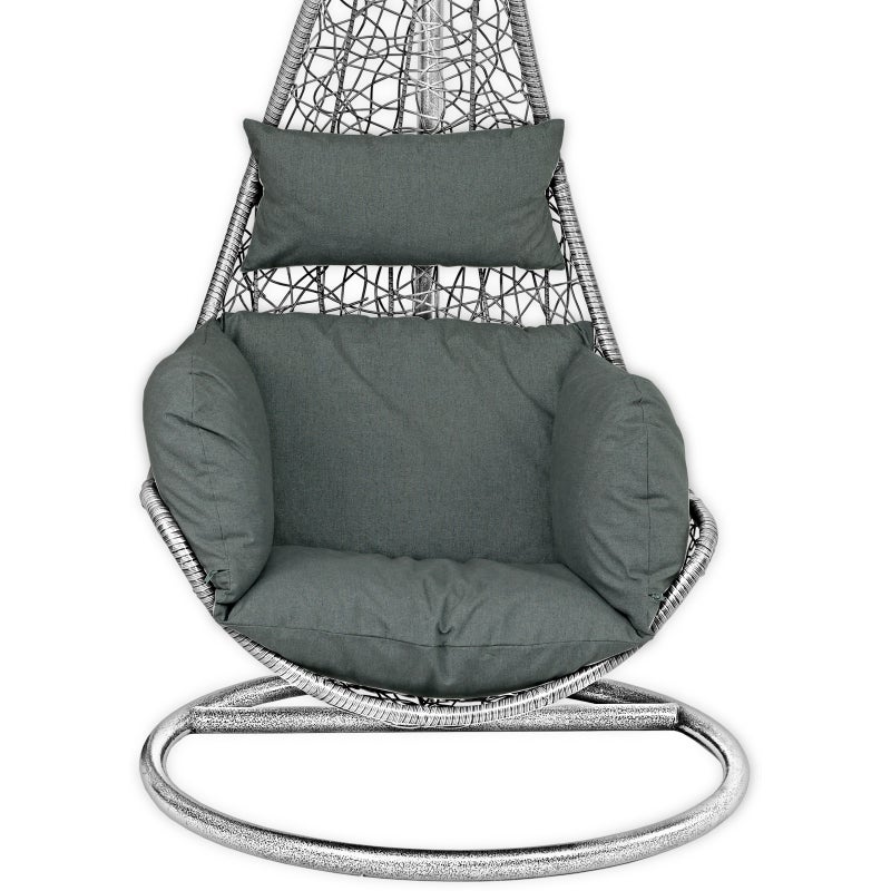 Poduszka na fotel wiszący AMPO szary wodoodporna 1 szt.