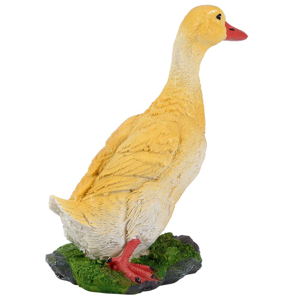 DÉCOR DE CANARD MODÈLE ANIMAL ARTIFICIEL EN RÉSINE POUR ORNEMENT DE PAYSAGE - 9