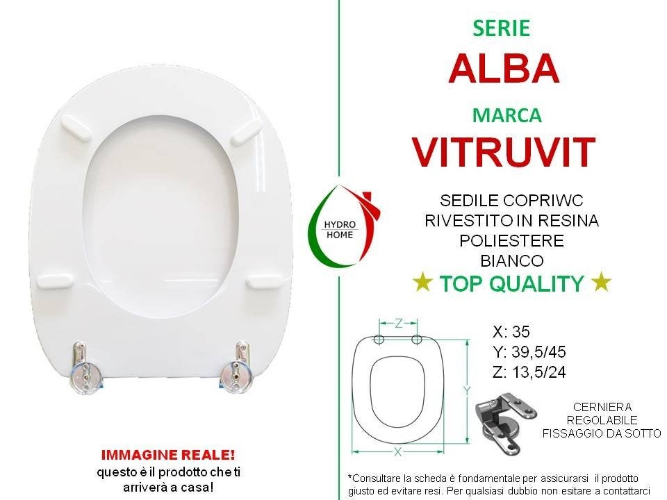 SEDILE WC PER VITRUVIT VASO REX | Spedizioni gratuite