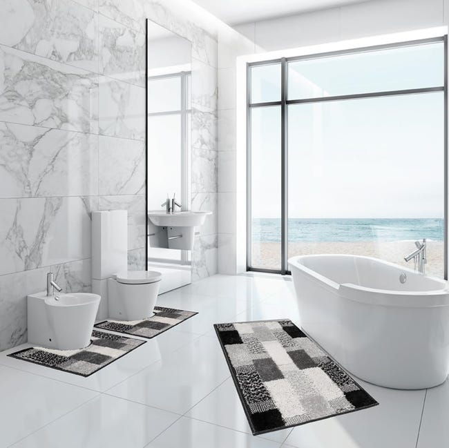 Tappeto Bagno Nero Tappetino Bagno Microfibra Tappeti Bagno Assorbe Velocemente Bagno Tappetini Antivegetativo Antiscivolo Tappetino Bagno Antifatica60×90cm Tappeto Bagno Nero Tappetino Bagno Microfibra Tappeti Bagno Assorbe Velocemente Bagno Tappetini Antivegetativo Antiscivolo Tappetino Bagno Antifatica60×90cm