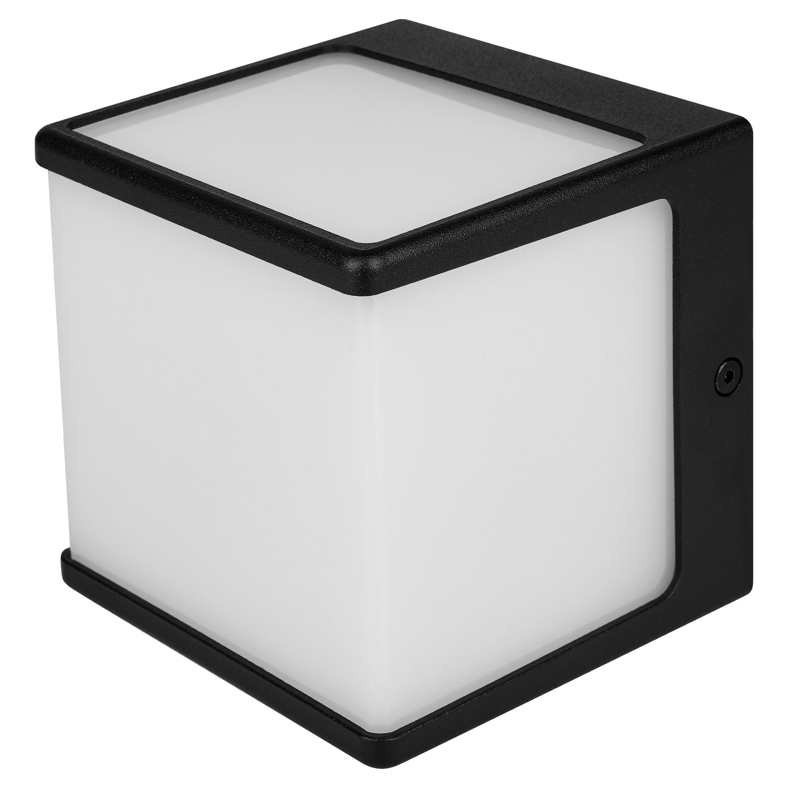 Kinkiet zewnętrzny Cube 2x GX53 LED 11cm IP54 lampa ścienna elewacyjna czarna MasterLED
