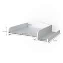 Plan à Langer Universel Vicco Blanc 83x72 Cm - À Poser Sur Machine à Laver, Idéal Petits Espaces