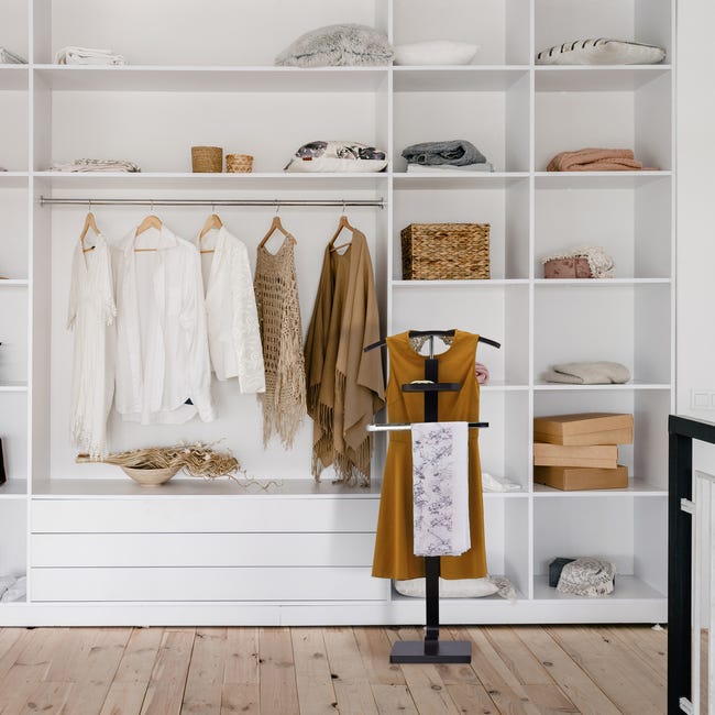 Appendiabiti Auto Telescopico - Gancio Porta Abiti Per Camicie E Giacche, Nero, Pratico E Resistente - Foto 8