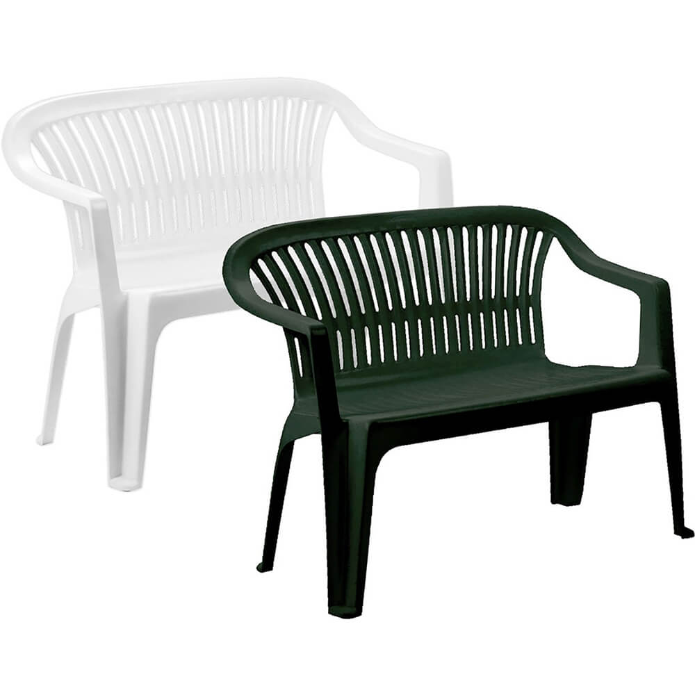 Banc Progarden White Diva en résine - 6