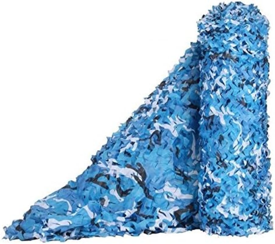 Siatka maskująca – 3 m x 4 m – plandeka kamuflażowa – siatka przeciwsłoneczna do polowań, na zasłony, do celów wojskowych, na kemping, do strzelania –