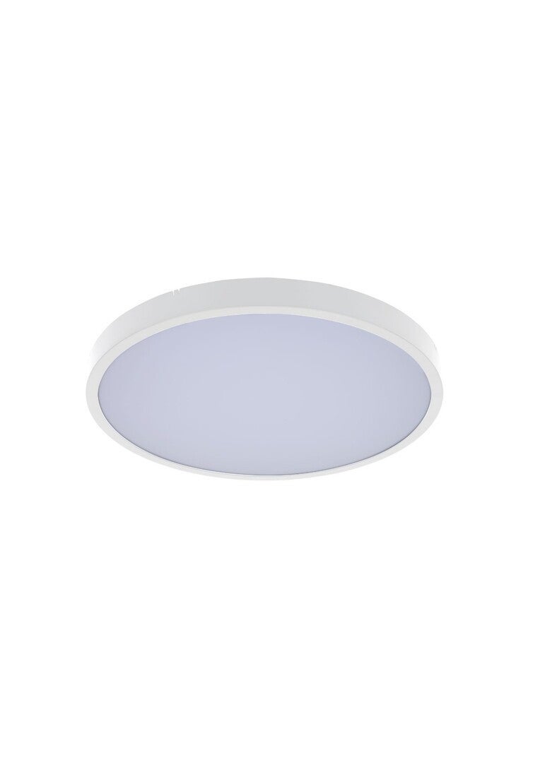 Plafon Alenzo okrągły biały LED 24W 3000/4000/6000K 1600lm wym: 6,5 x 35,5 cm IP44 tworzywo sztuczne Rabalux