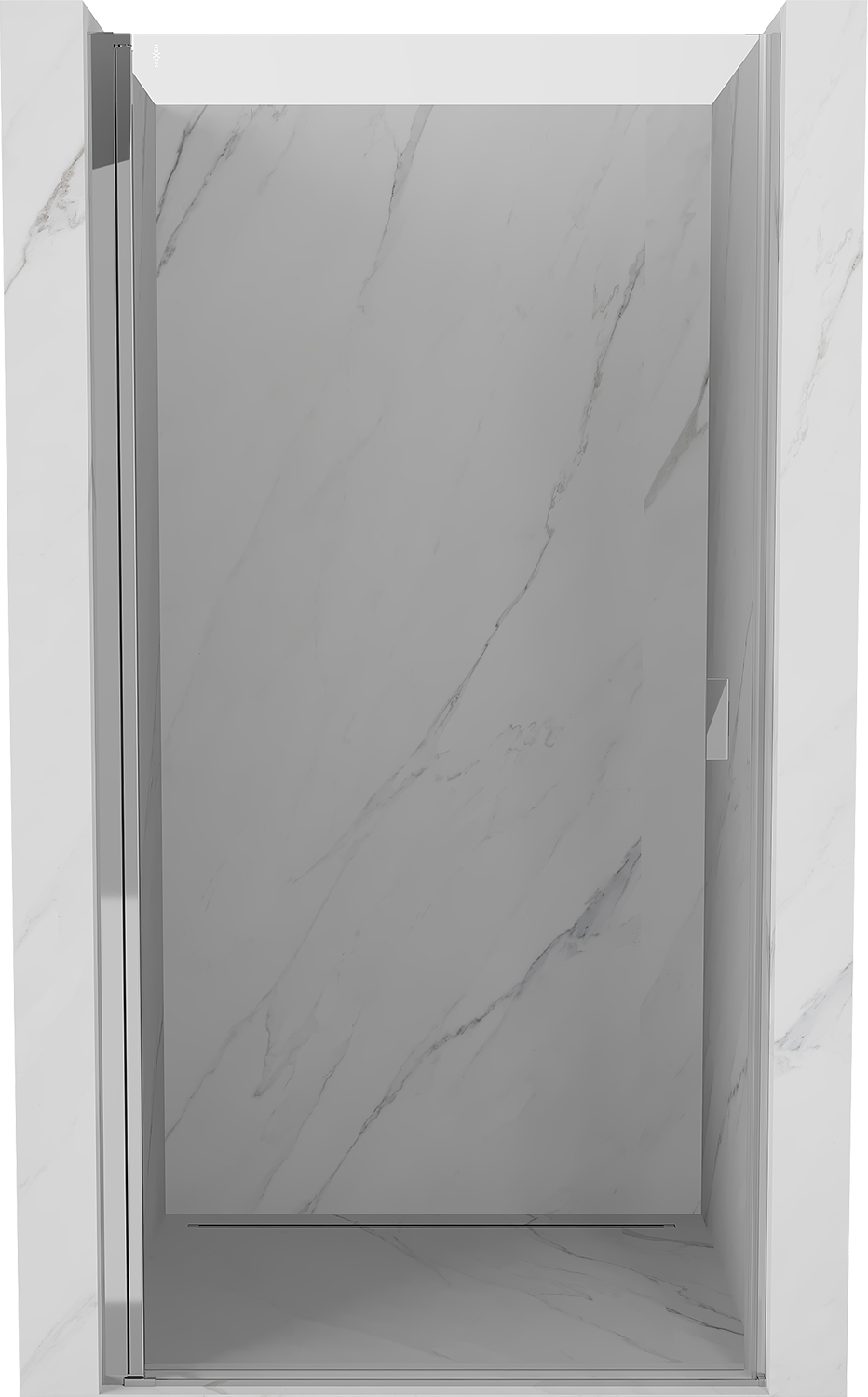 Mexen Mist-B drzwi prysznicowe uchylne 90 cm, transparent, chrom - 8A2-090-000-01-00
