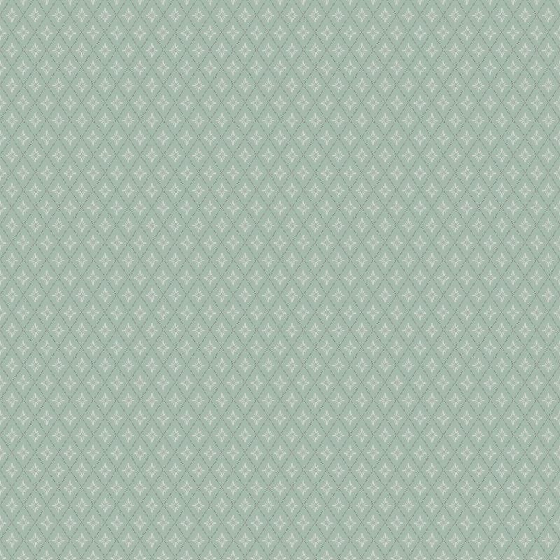Tapeta graficzny romb diamentowy wieber gradient zielonym - 53 cm x 10.05 m - DURO