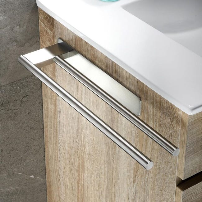 Portasciugamani Doppio Da Parete In Acciaio Inox 304 - 38,5 Cm, Design Moderno Per Bagno E Cucina - Foto 11