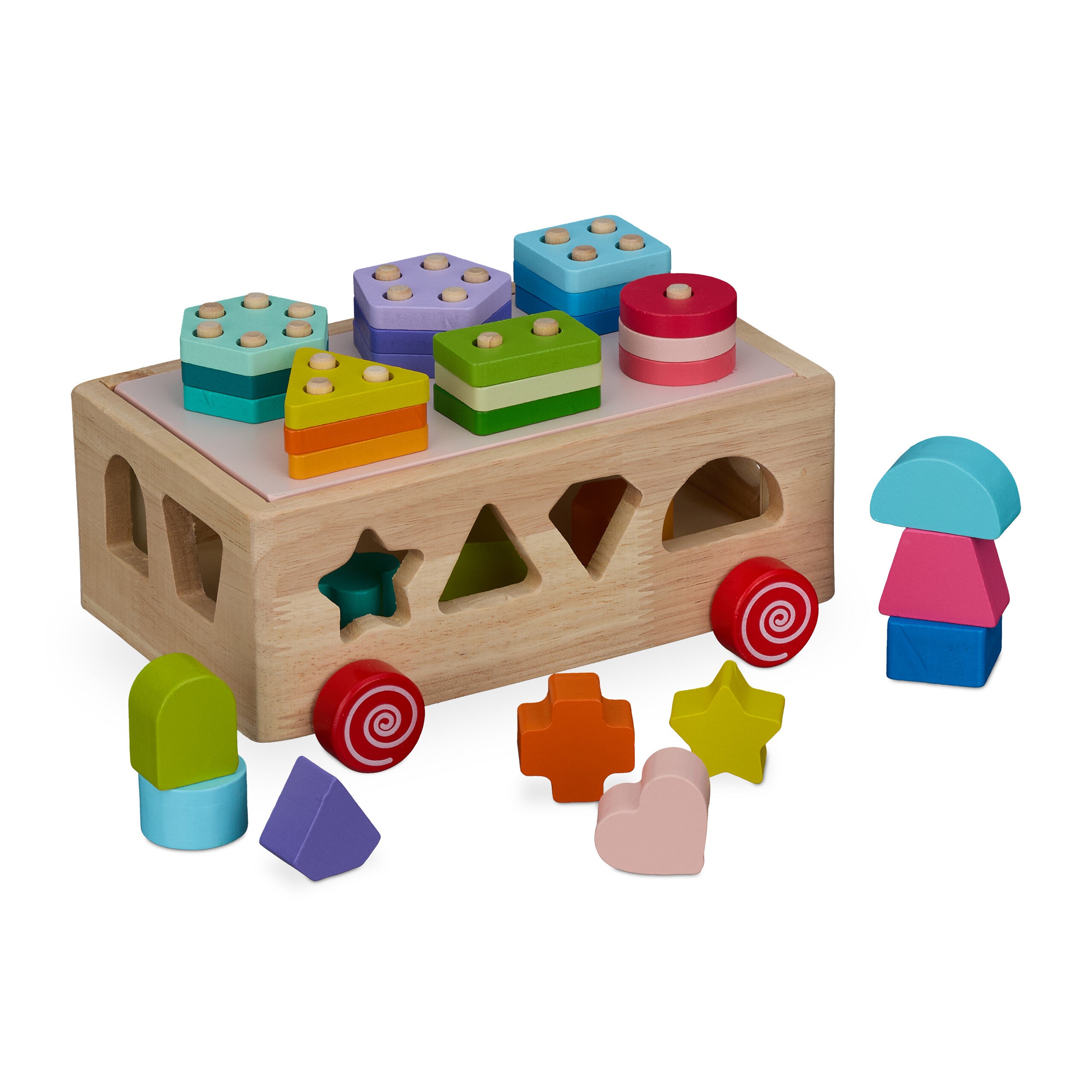 Maison Trieuse De Formes Battat - Jouet éducatif 2 Ans+ Avec 6 Clés Et 12 Formes